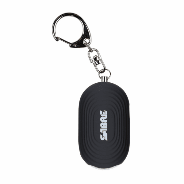 Sabre Black Person Alarm with Led Light
